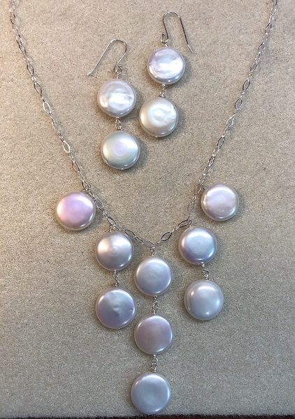 Click to view more Coin Freshwater Pearls Jewelry Sets