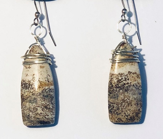 Click to view more Picture Jasper Earrings