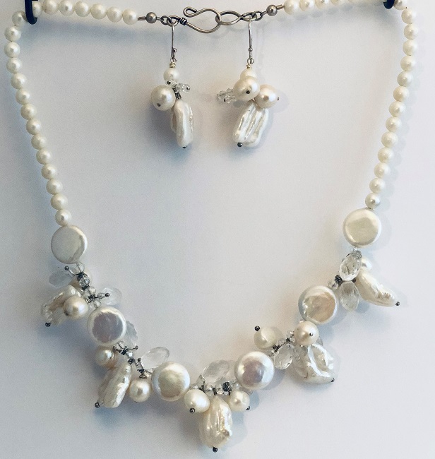 Click to view more Coin Freshwater Pearls Wedding Jewelry
